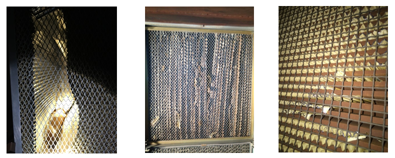 大風量導致的濾紙被隔板撕裂 大風量導致的濾紙被隔板撕裂