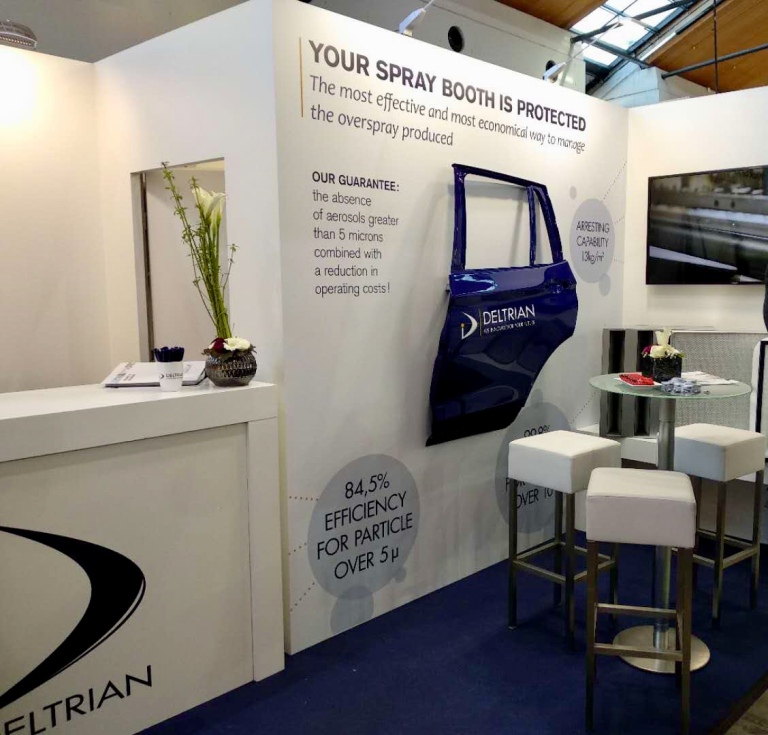 國際工業涂料技術展覽會DPA漆霧過濾器展示 國際工業涂料技術展覽會DPA漆霧過濾器展示